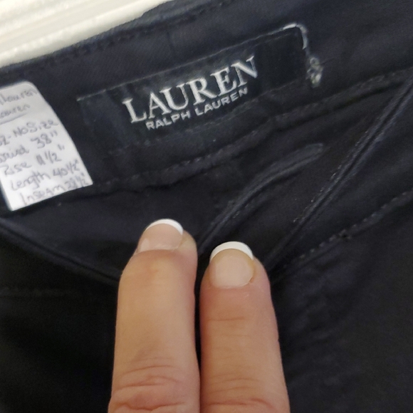 Ralph Lauren Women's Black Straight Leg Jeans - Picture 2 of 4